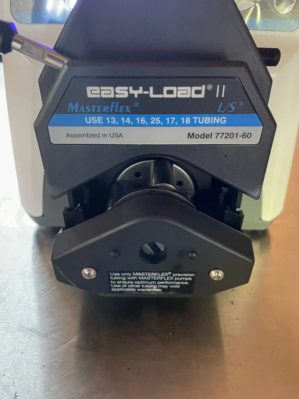 Cole-Parmer MasterFlex L/S Peristaltic Pump Drive 07522-20 w/ 77201-60 Pump Head