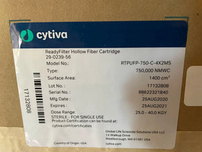 Cytiva ReadyFilter Hollow RTPUFP-750-C-4X2MS Cartridge 750,000 NMWC, 1400cm2,