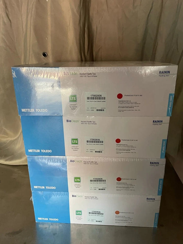 RAININ LTS 5mL Racked Pipette Tips RT-L5000S 17002936 lot of 4 boxes