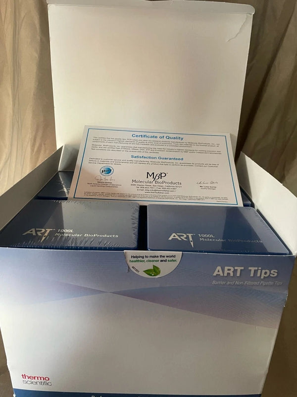 Thermo Scientific ART 1000µL filtered Pipette tip, 2779-05 Sterile 8 Racks/Pack
