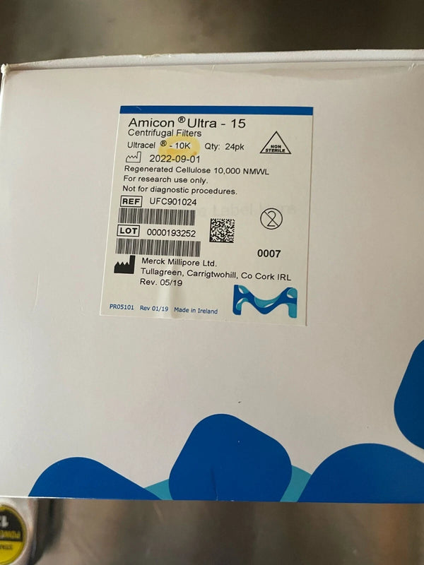 MILLIPORE UFC901024 Amicon Ultra-15 Centrifugal Filter Units, 15ml 24pk