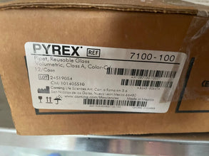 PYREX 100mL ReusableGlass Volumetric Pipets Class A Colored Graduations 7100-100