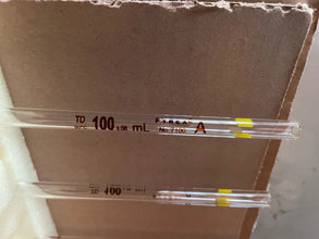 PYREX 100mL ReusableGlass Volumetric Pipets Class A Colored Graduations 7100-100