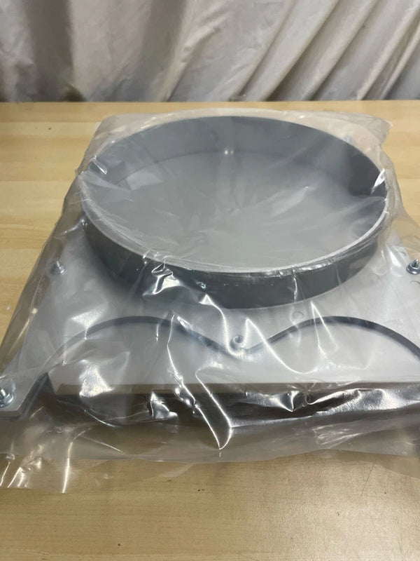 12&#034; Manual Blast Gate - Industrial Grade (Aluminum body / Galvanized blade)