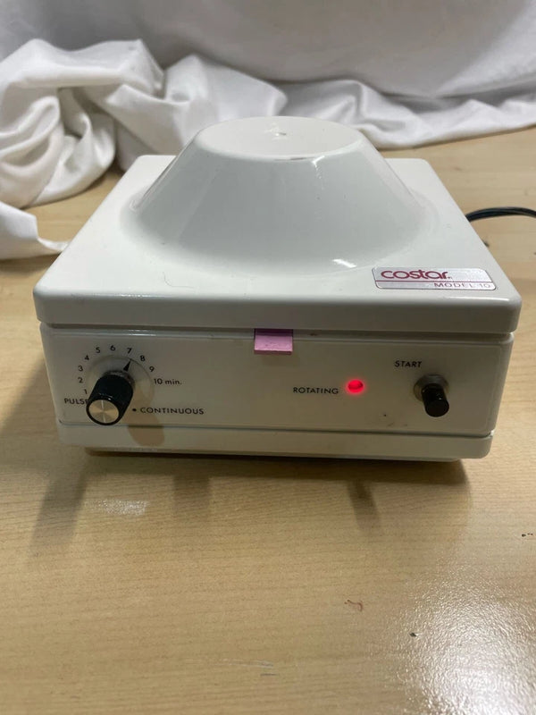 Costar Model 10 Mini Centrifuge 6 Fixed Position Angled Rotor Microcentrifuge