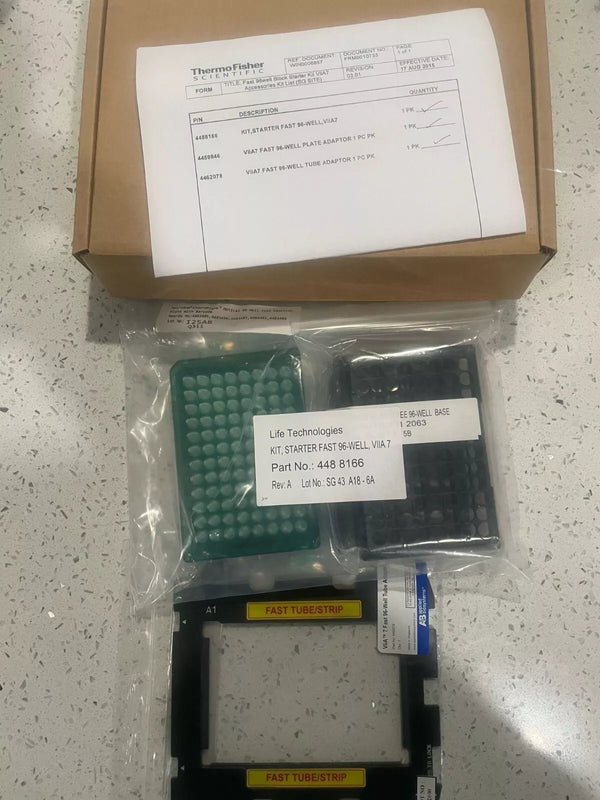 Applied Biosystems ViiA 7 Tube Adapter 4462077 and 96 Well Starter Kit 4488166