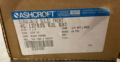 Ashcroft 4 1/2