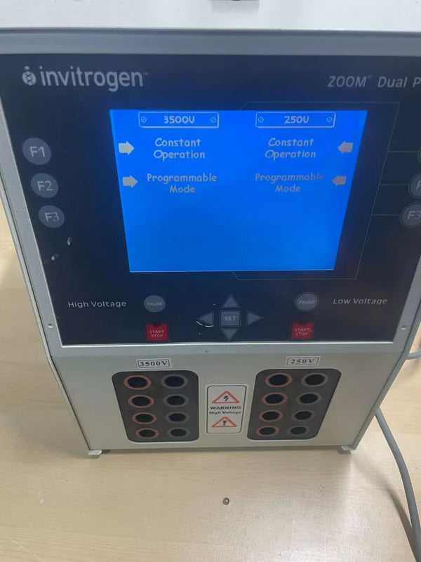 Invitrogen ZOOM ZP10001 Dual Power Supply, HV Max 3500V 10mA, LV Max 250V 800mA