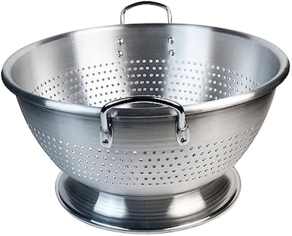 Vollrath 68350 Professional Aluminum Colander, 16 Qt. Capacity, 18 Gauge