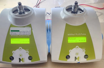 Millipore Milliflex Plus MXPPLUS02 - Dual Vacuum Pumps NO HEAD NO POWER SUPPLY